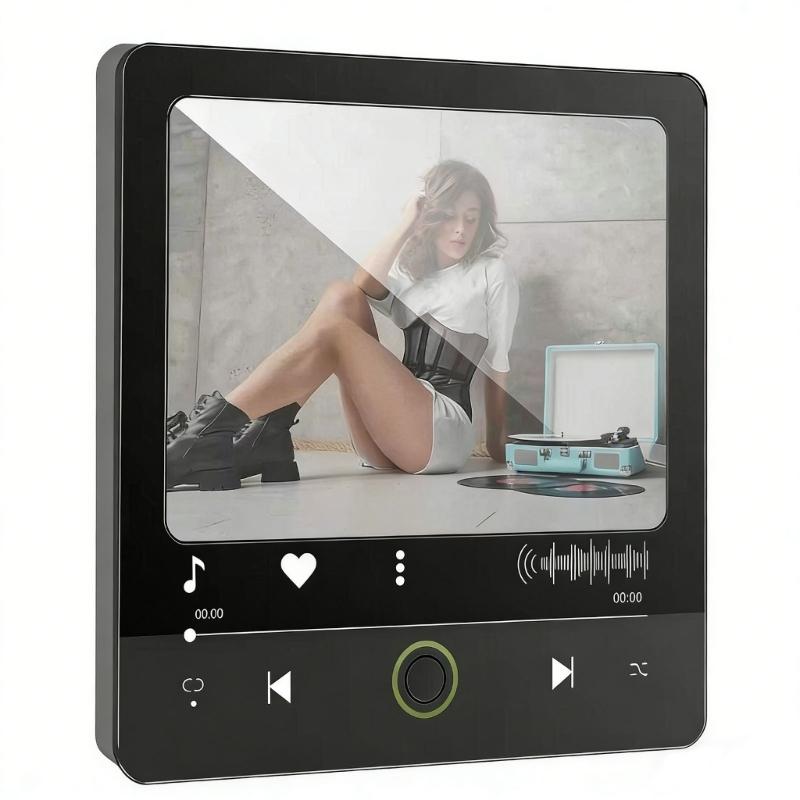 Music Box Fridge Magnet with Customs Song and Photo USB Rechargeable Refrigerator Magnet for Special Gift