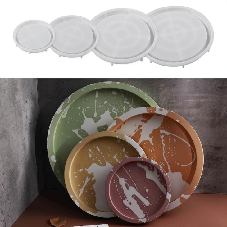 Dish Resin Epoxy Casting Moulds for Fruit Tray, Home Decorations Molds Tray Mold