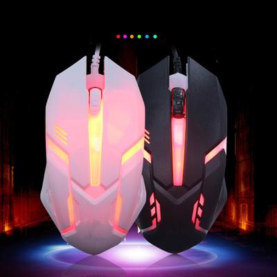 Ergonomic Wired Gaming Mouse Button LED 1000 DPI USB Computer Mouse Gamer Mice S1 Silent Mause With Backlight For PC