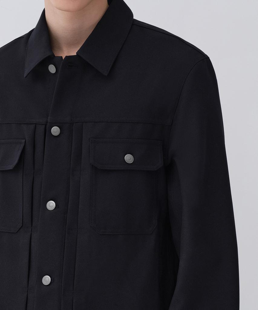 Musinsa Standard Formal Trucker Jacket [Navy]