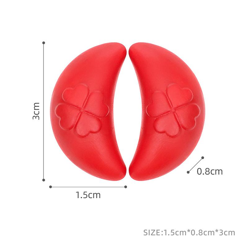 2Pcs Divination Holy Grail Religious Jewelry Carving Taoist Divination Office Ornament