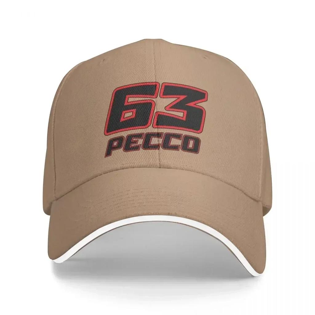 Pecco Bagnaia 63 2022 Basebollkepsar Mode Herr Dammössor Utomhus Justerbar Casual Keps Hip Hop Basebollkeps Flerfärgad