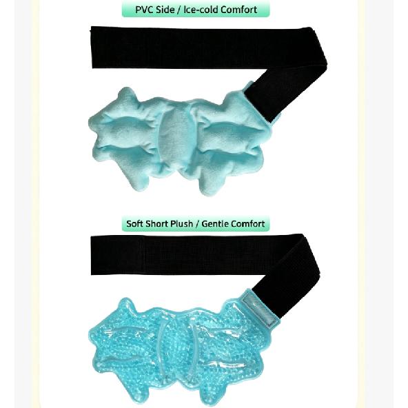 Ankle/Sports Foot Ice Pack - Hot Cold Gel Pack with Adjustable Stand for Myofascial Feet - Microwaveable Freezable Reusab Mass Air Flow 3