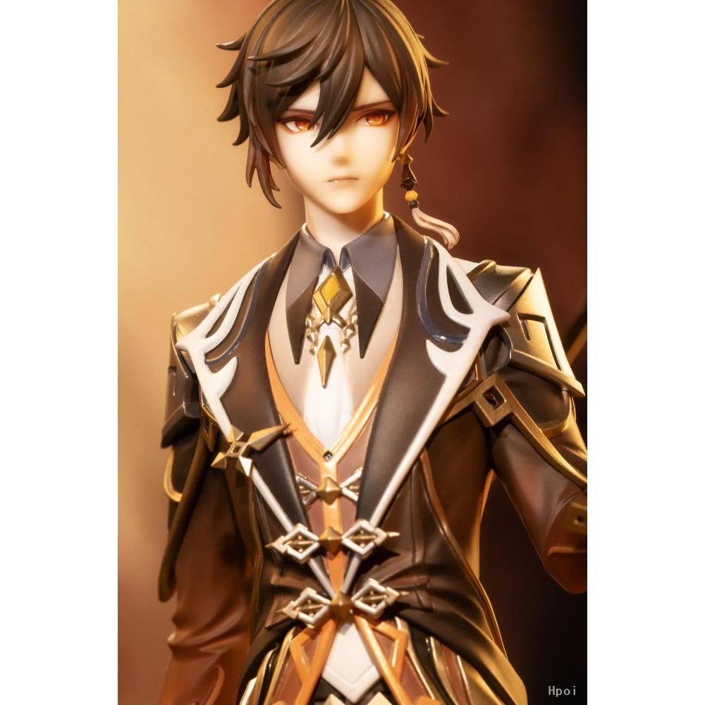 Discover Intime Genshin 19Cm Impact Zhongli Klee Hu Tao Paimon Anime Figure Pvc Action Figure Model Sculpture Hand-Made Desktop Decoration