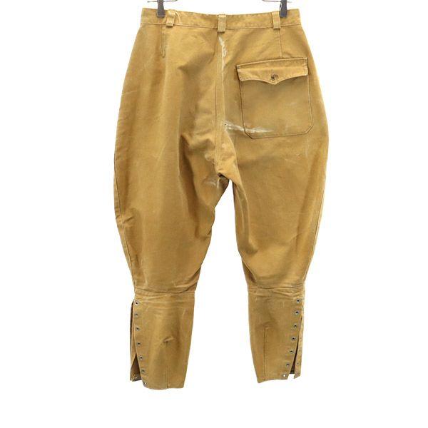 AKILA 40s 50s vintage Joppers pants Beige Button fly Men's Used