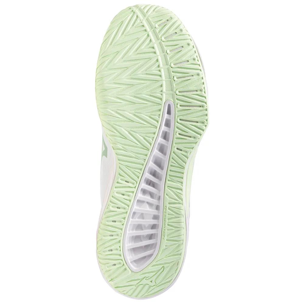 Mizuno Lightning Select Mid Sneakers Mesh White/Aqua Gray/Ambrosia