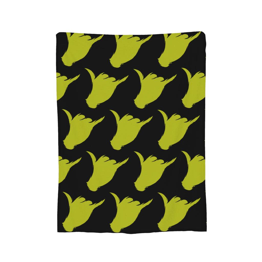 Christmas-S-Green-S-Grinch Blanket Fleece Textile Decor  Portable Warm Throw Blanket for Home Office Rug Piece