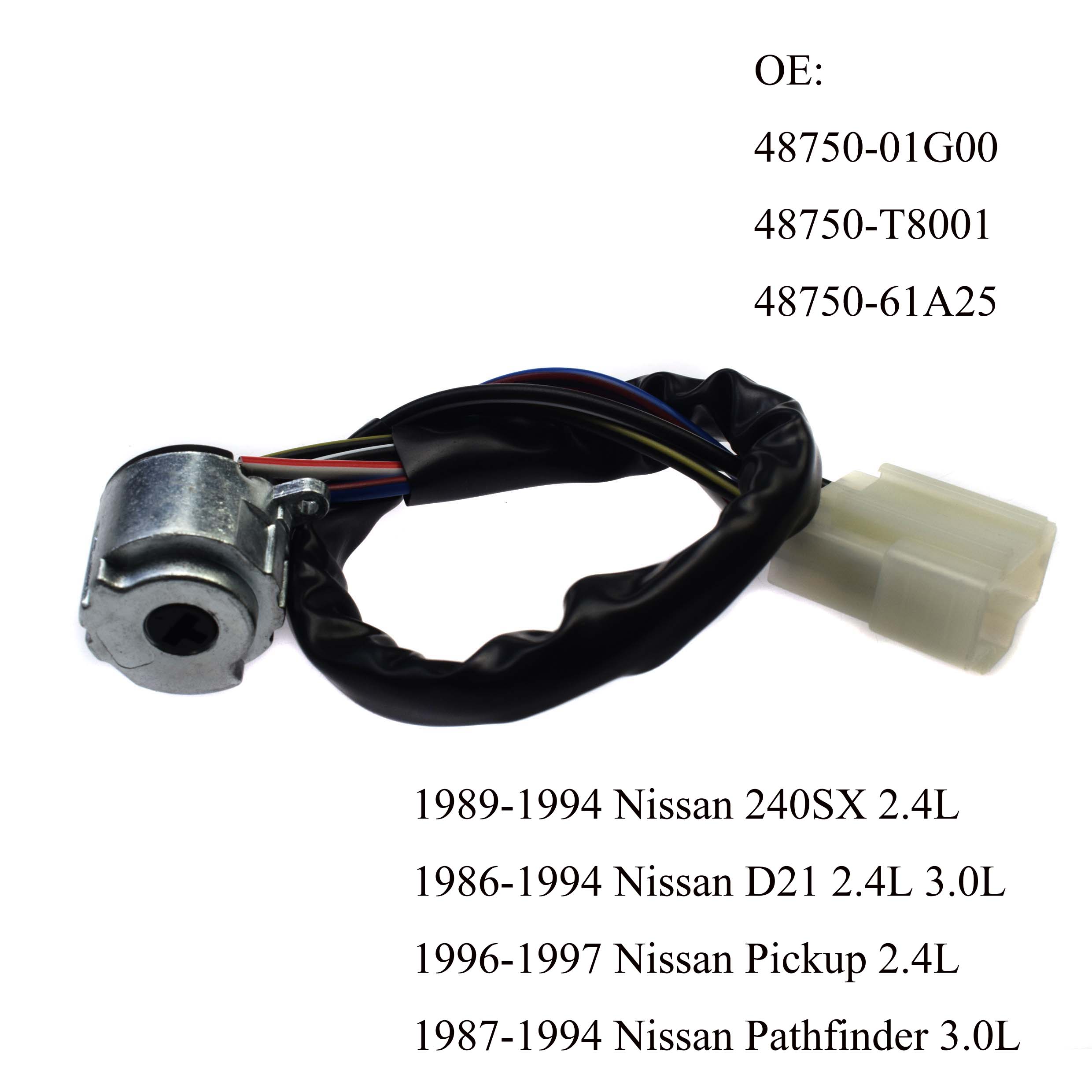 Ignition Switch For Nissan 240SX 1995-1998 / 240SX 1989-1994 & D21 1986-1994 & Pickup 1996 1997 & Pathfinder 1987-1994 2.4L 3.0L 240SX 1989-1994