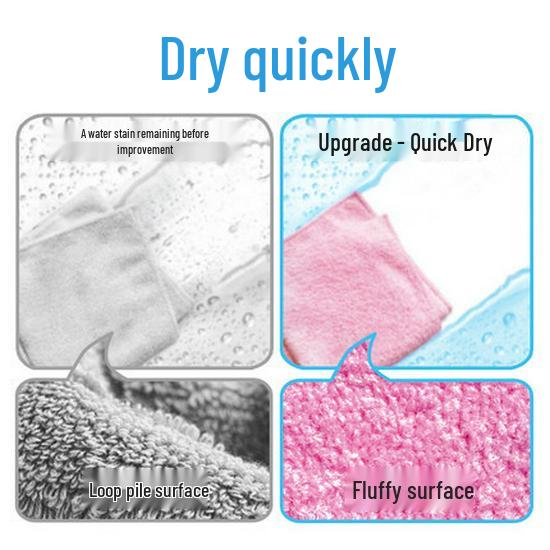 Miaojie MTF3+1 Fiber Wiping Cloth, 4-Pack - Durable, Degreasing, Dust Removal & Water Absorbent Cleaning Cloth
