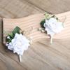 Delicate Groom Rose Boutonniere Simple Wedding Accessories Wedding Suit Corsage  Mariage Party