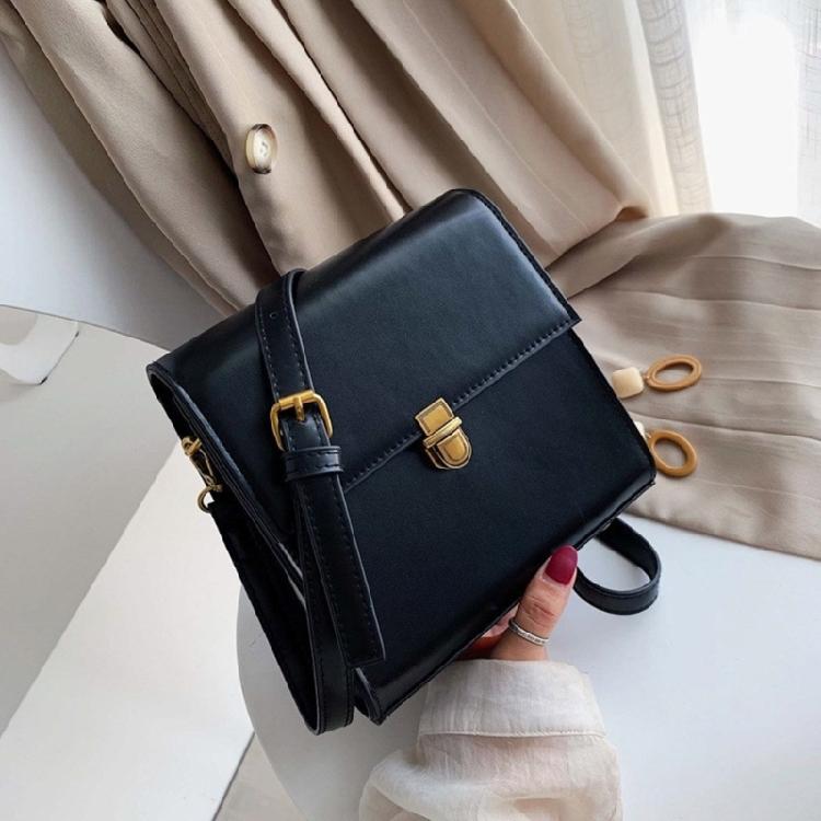 Womens Mini Square Bag Casual Messenger Bag Trend Crossbody Bag PU Shoulder Bag