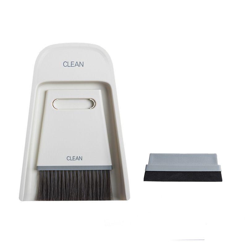 Mini Broom and Dustpan Set for Desktop and Pet Cleaning