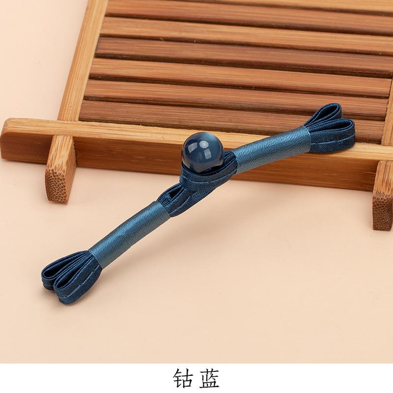 5 Pair Cheongsam Buckle Button Retro Dovetail Winding One-word Buckle Tang Clothing Hanfu Hand-woven Button Accessories