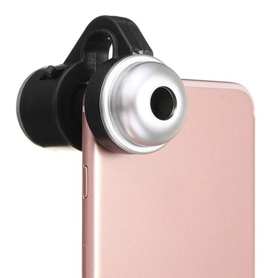 30X Uniwersalne LED Szkło Powiększające do Telefonu Światło Mobilny Obiektyw Klips do Aparatu Mikroskop