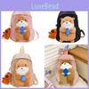 Adorable Cartoon Nylon Backpack For Kids With Large Capacity And Breathable Design