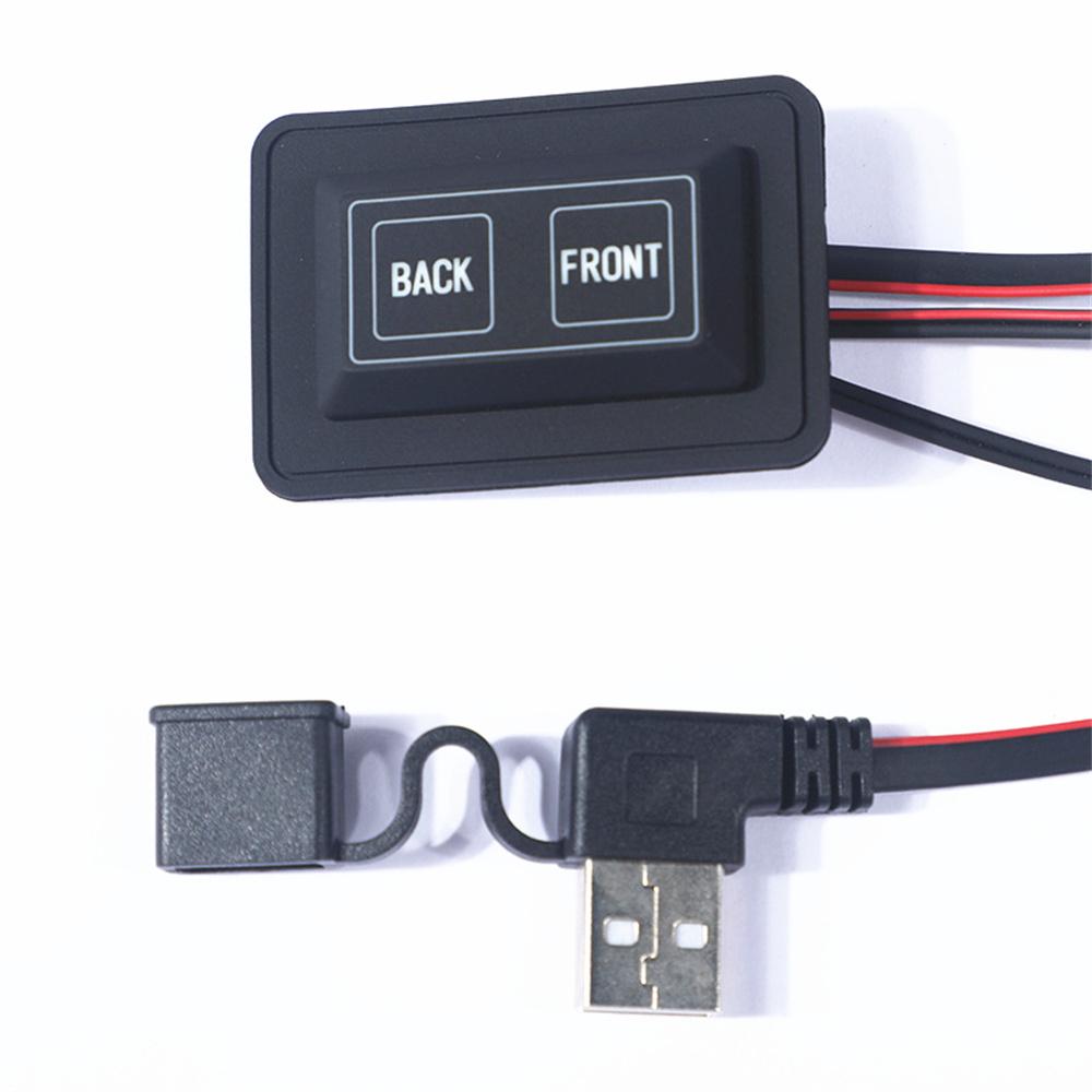 9 i 1 Klær Varmeputer 5V 2A USB Elektrisk Varmeark Vest Jakke Varmer