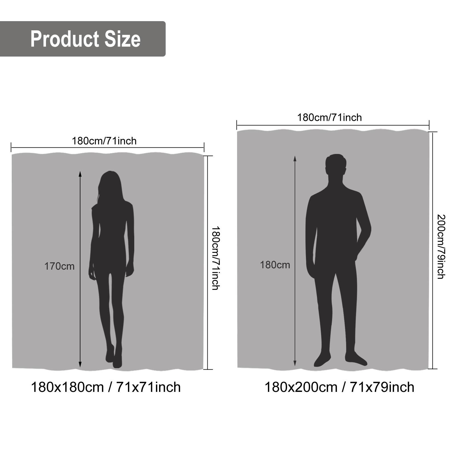 Плотная занавеска для душа с имитацией льна — фото 6