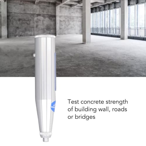 ZC3-A Concrete Rebound Test Hammer, Mechanical Pressure Resistance High Strength Tester, Schmidt Elastometer with Storage Box