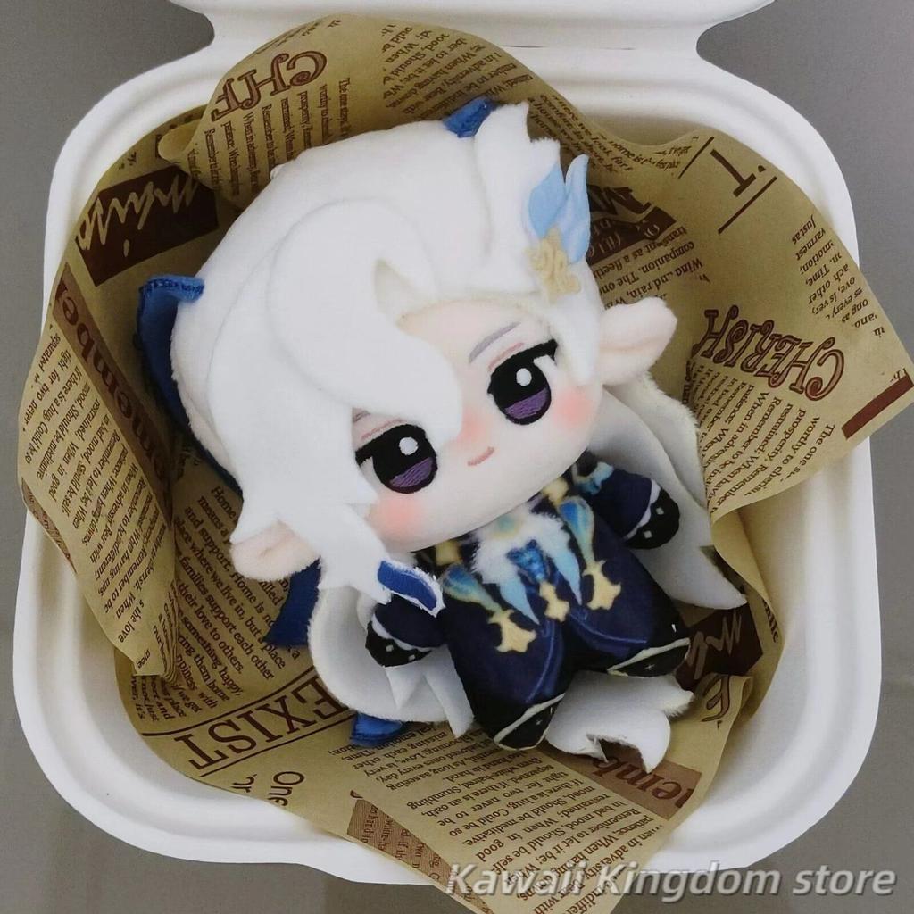 Genshin Impact Neuvillette 10cm Anime Cartoon Figur Idol Plüschtiere Kissen Mädchen Geburtstagsgeschenk Kissen Cosplay
