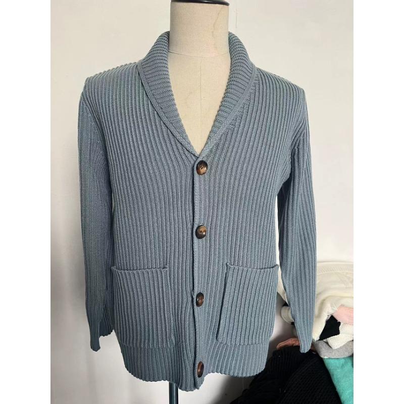 Men S Long Sleeve Knitted Cardigan Sweater Casual Autumn Winter Coat