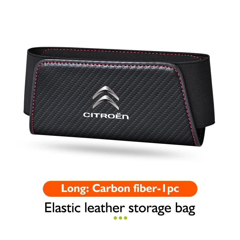 PYGO1 Organizer do bocznej kieszeni fotelika samochodowego Skórzana saszetka do przechowywania Telefon Okulary Dla Citroen C4 C3 C5 C1 C2 C6 VTS C4L DS3 DS4 DS5 Grand