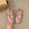 Queen Fan Red Retro French Light Mouth Single Shoes Women's 2025 New Autumn Skirt Versatile Mary Jane Shoes