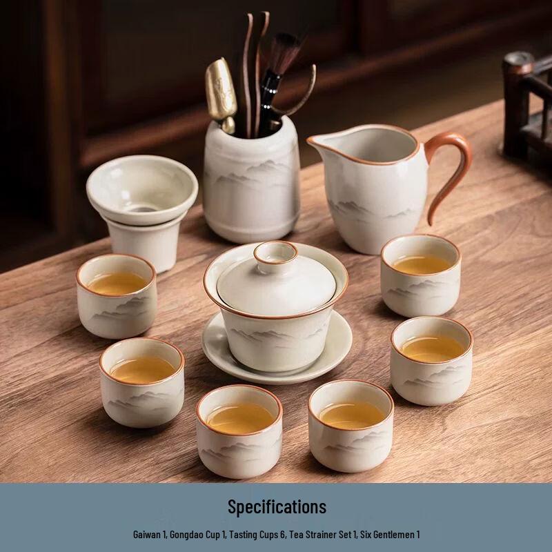 

Anmu Elegant Chinese Kung Fu Glass Tea Set