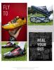 New Children's Low-Top Studded Football Shoes for Boys & Girls - Rubber Grass Field Sports Training