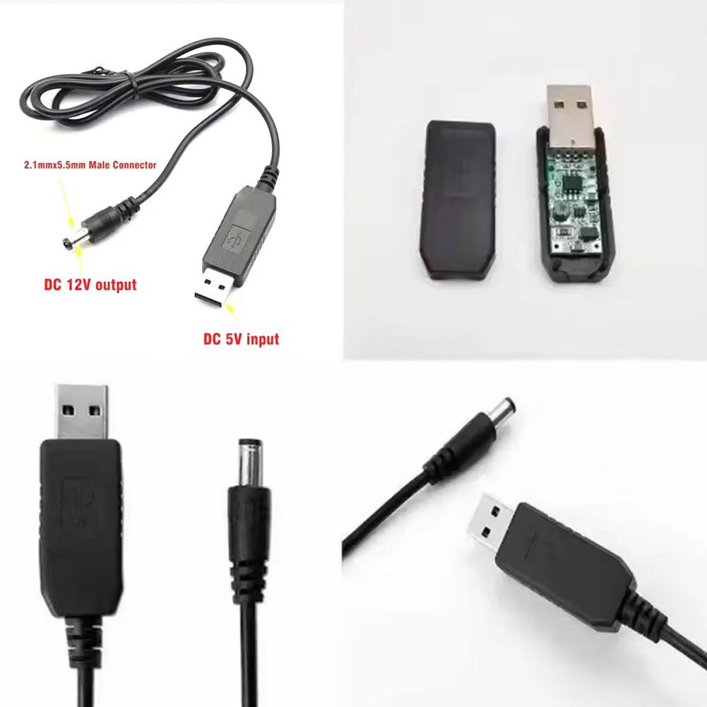 USB Power Boost Line DC To DC 5V 9V 12V with Box Step-up Converters Module USB Converter Adapter Cable with 8PCS Connector Plug