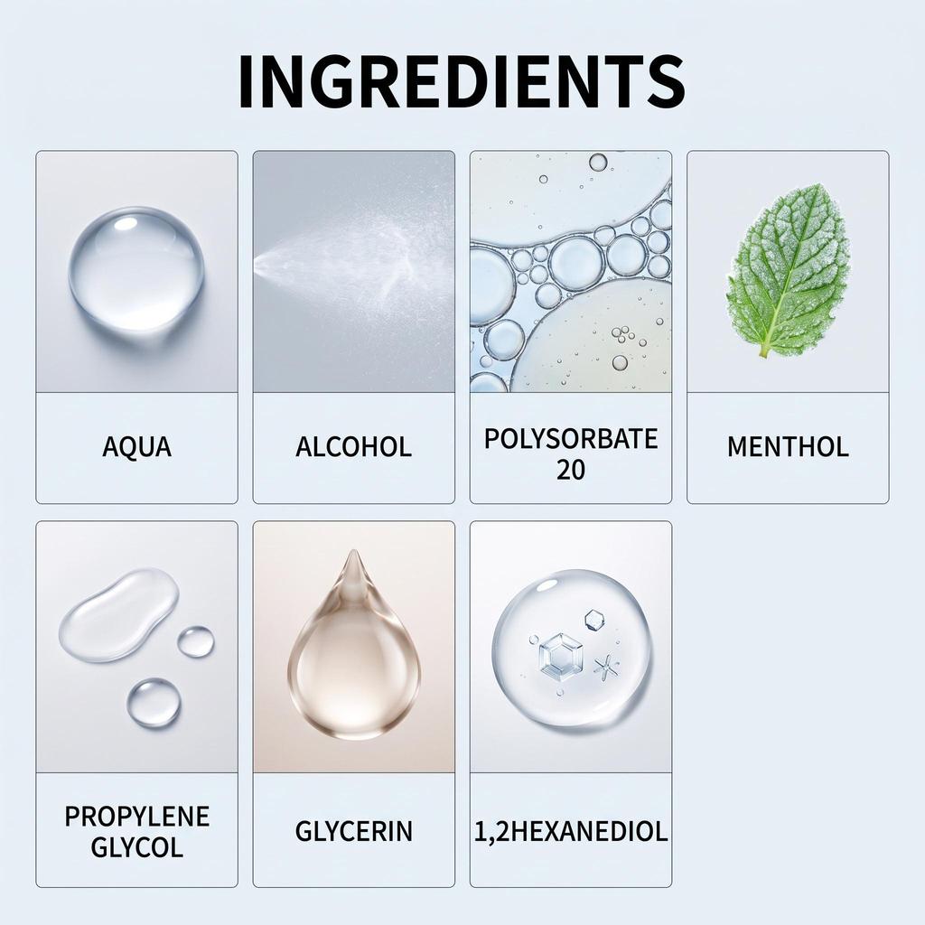 OceAura body care ball mint fragrance ball design underarm refreshing, clean, gentle and non-stick daily care 50ml