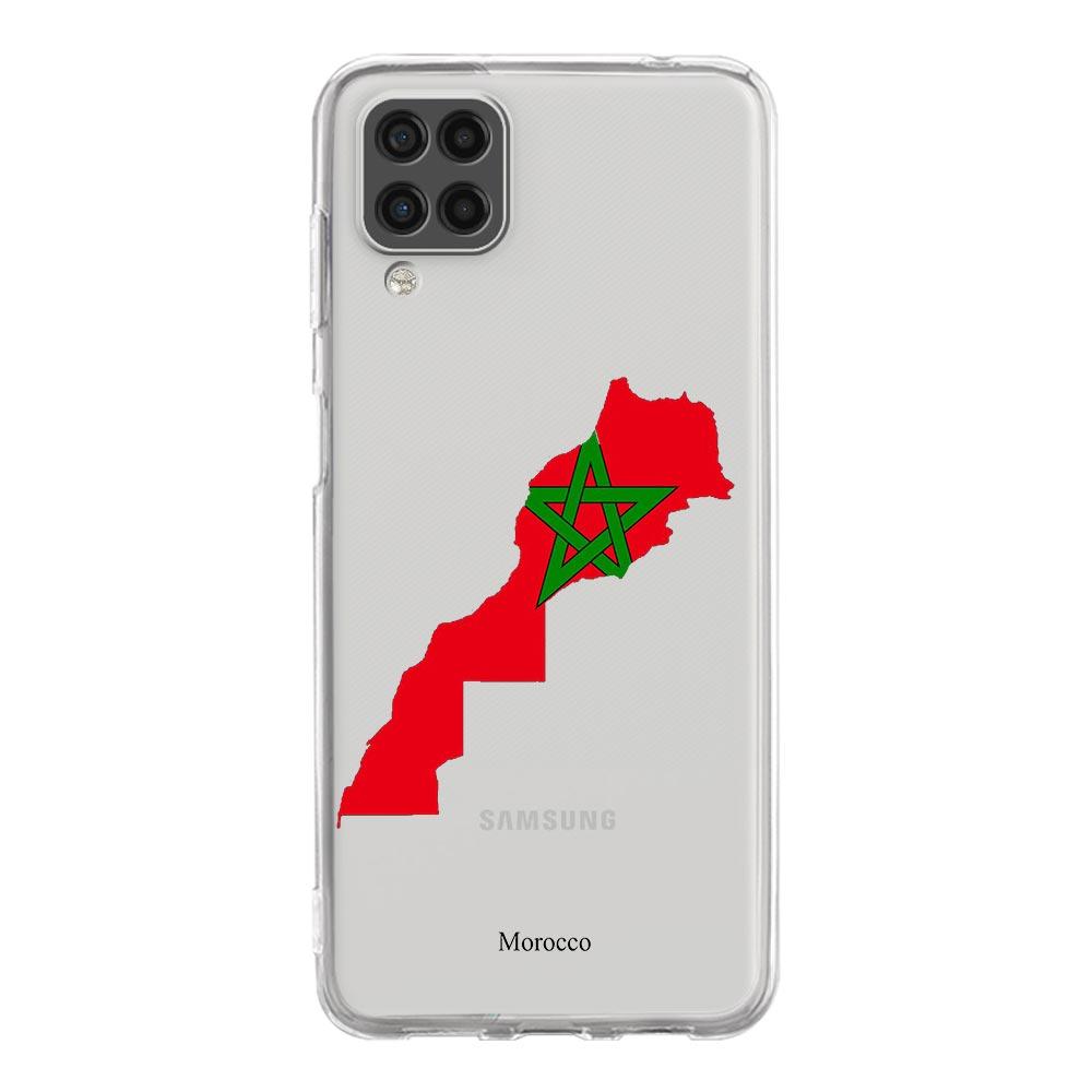 Marokko Flagge Fußball Für Samsung Galaxy A51 Klar Telefon Fall A71 A21S A12 A11 A31 A52 A41 A32 A23 A33 A53 a73 A03S A13 5G Abdeckung