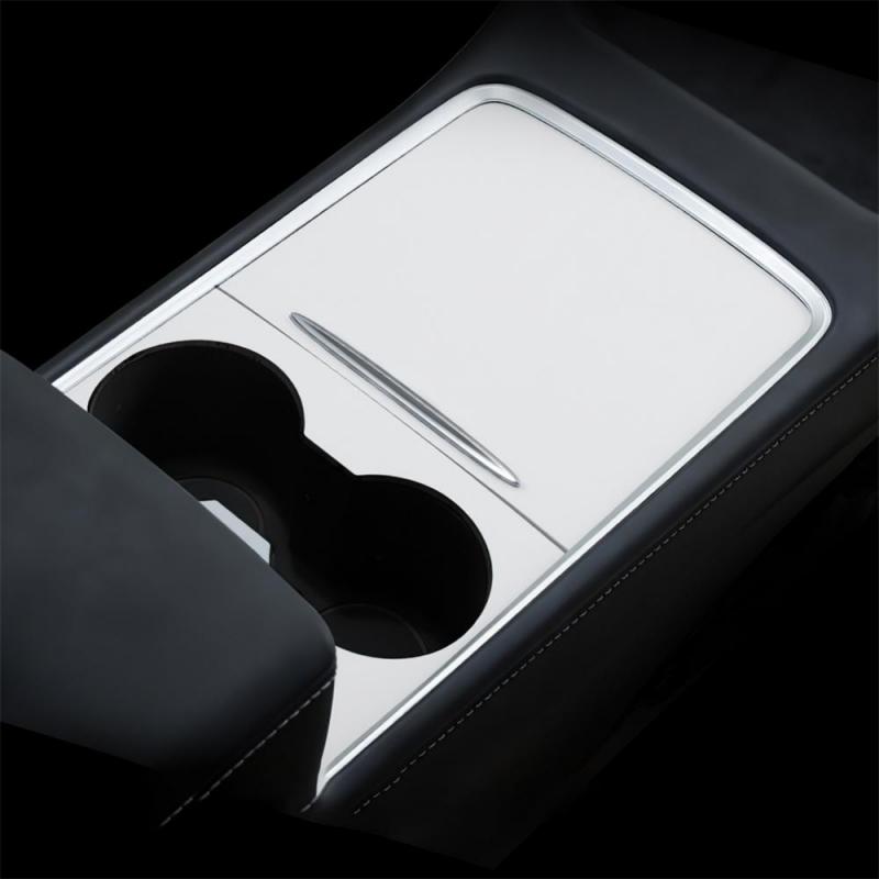 For Tesla Model 3 Y 2025-2025 Center Console Panel Sticker Wood Grain Film Carbon Central Control Cover Car Interior Accessories