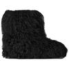 UGG Classic Short Fluff Momma Sheepskin Warm Versatile Slip-On Snow Boots Women Boots Black 1180050-BLK