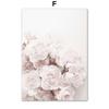 Pink Rose Peony Daisy Flowers Wall Art Canvas Painting Nordic Posters and Prints Gallery Pictures for Living Room Bedroom Decor
