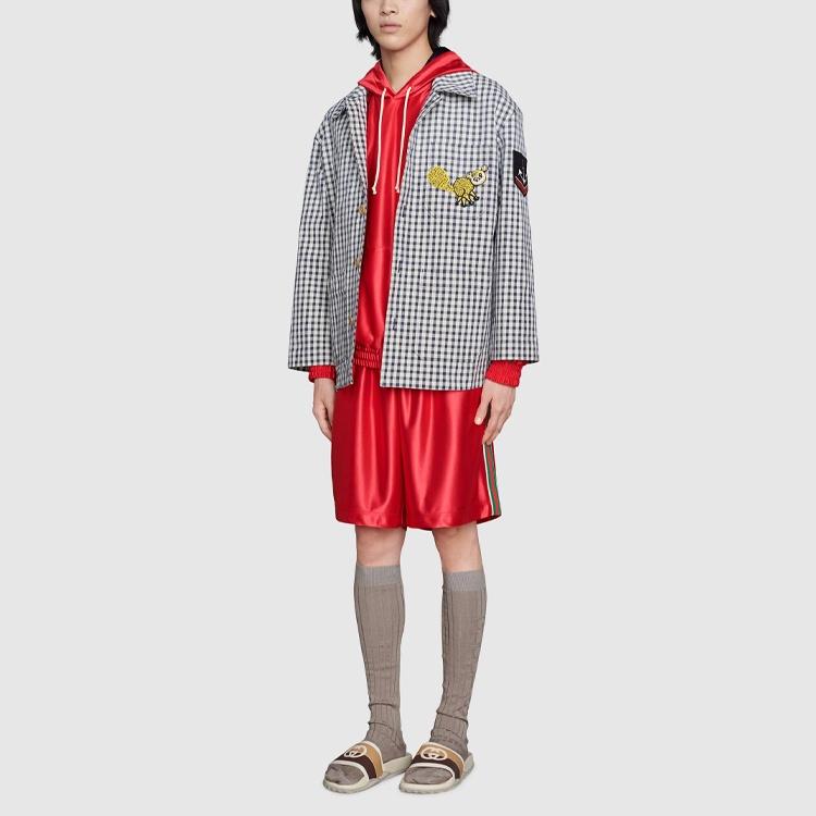 Gucci SS21 Side Hem Shorts 'Red' Men's 659460-XJDI9-6429