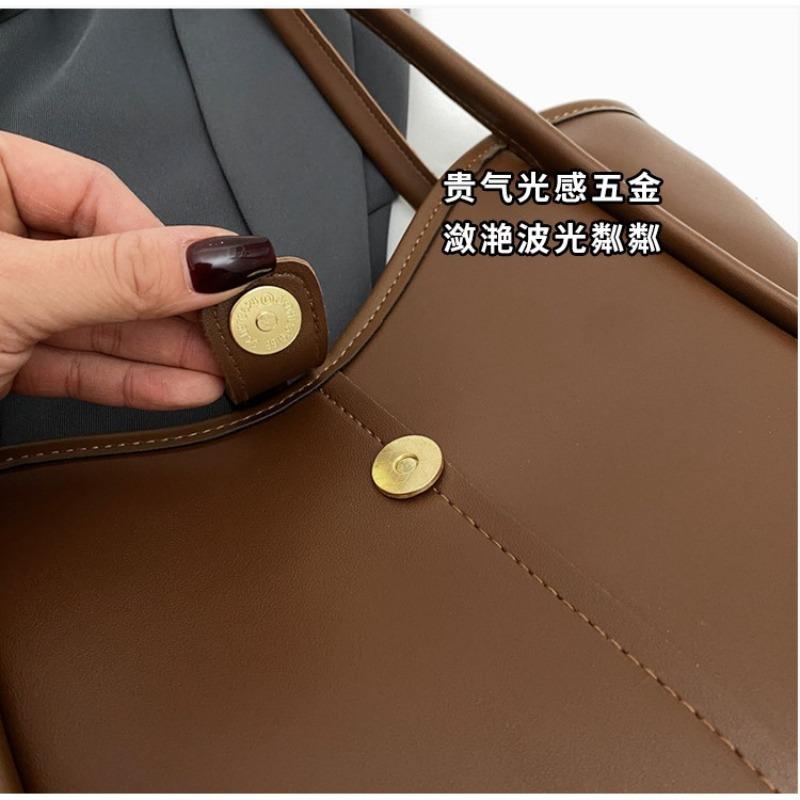 Textured Large-capacity Bag New Fashion Women's Bag Autumn and Winter Shoulder Bag Commuter Messenger Tote Bag