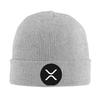 XRP Ripple Cryptocurrency Symbol Beanie Hats  Bonnet Hats Men Women Y2K Cool Gym Knit Hat Winter Custom Thermal Elastic Caps