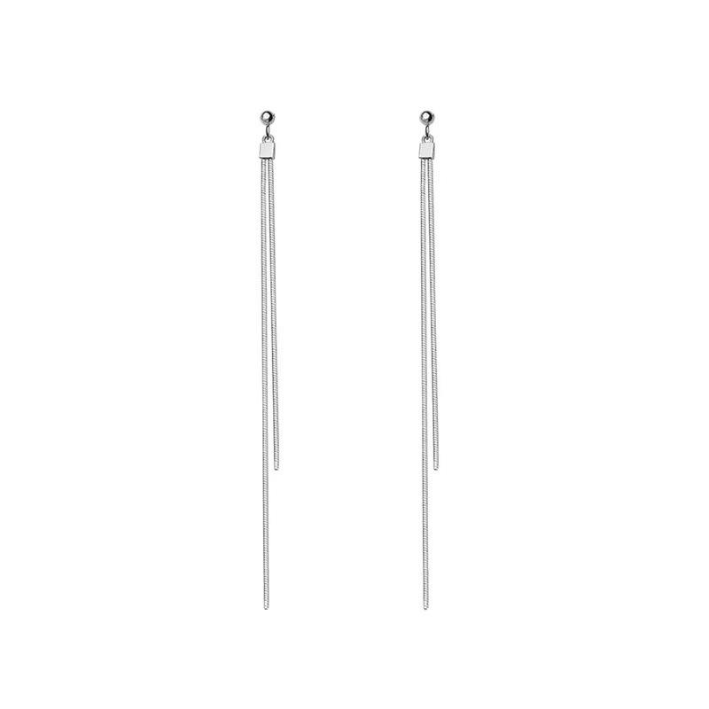 2025 Elegant Long Tassel High-End Stud Earrings