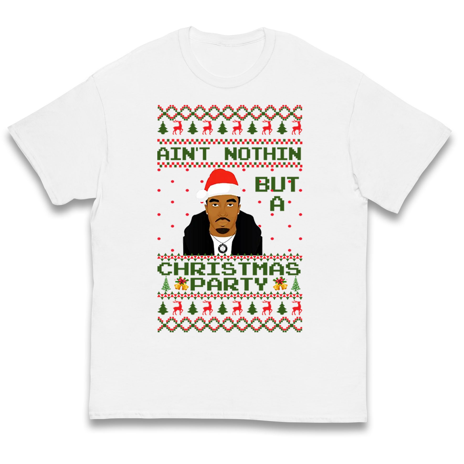 AIN T Nothin But A Christmas Party Tupac Shakur Kids T Shirt 160
