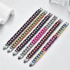 316l Stainless Steel Pvd Waterproof Anti Non Tarnish for Men Punk Fashion Jewelry Bike Motorcycle Gift Chain Bracelet