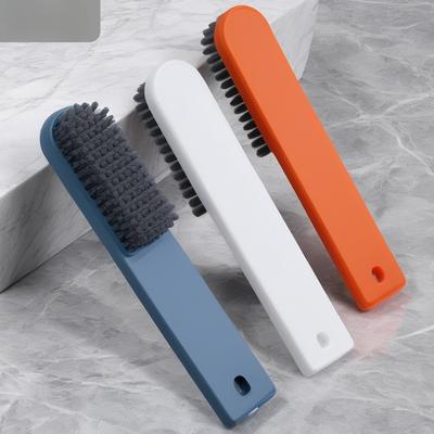 The Small Brush Household Cleaning Brush Can Be Hung and Is A Portable Shoe Brush That Won't Damage Shoes