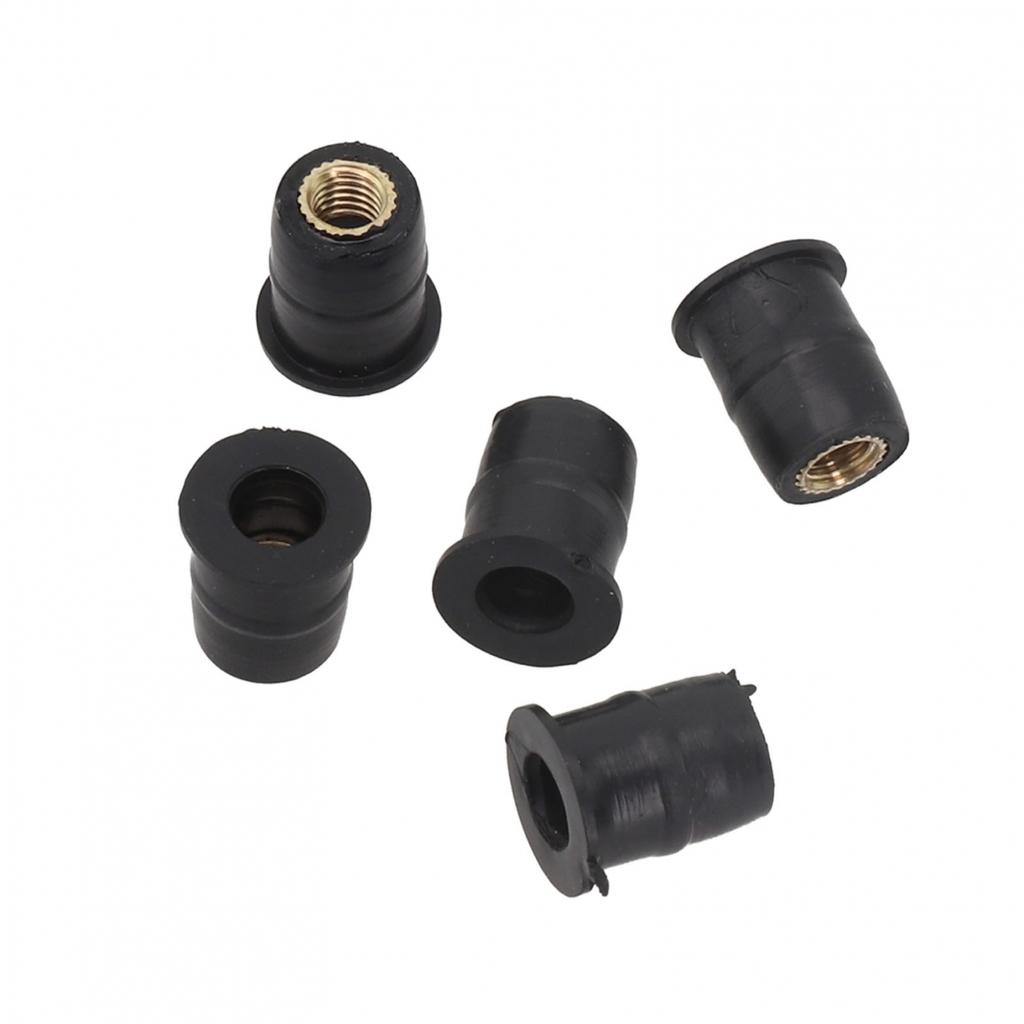 Construction Motorcycle Windshield Rubber Nuts Mounting Vibration Damper
