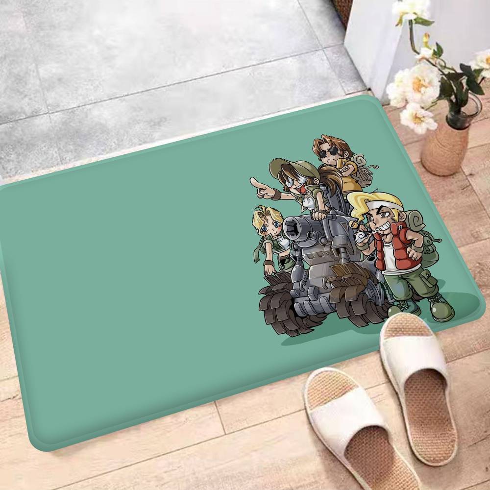 

Game Metal Slug Door Mat Nordic Style Bedroom Living Room Doormat Home Balcony Anti-Slip Alfombra 40x60 cm