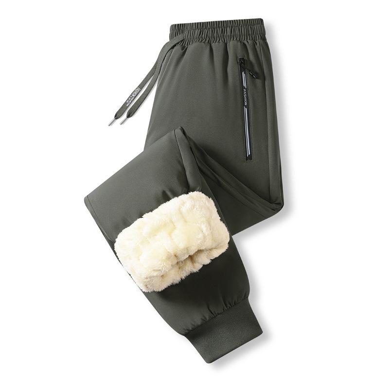 

Men s Arctic Velvet Cotton Pants: Cold-Proof, Warm, Thickened Winter Wear for Middle-Aged & Young, Loose Fit Casuals. 5XL [175-195 lbs]