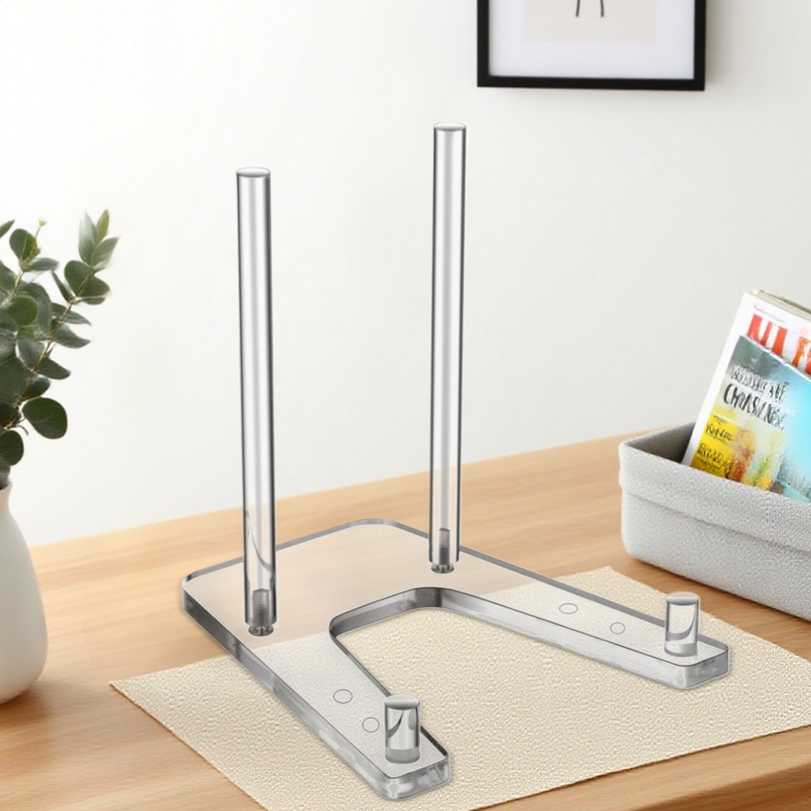 

1Pcs Transparent acrylic badge display holder medals honor storage display stand desktop color paper card storage holder China Mainland