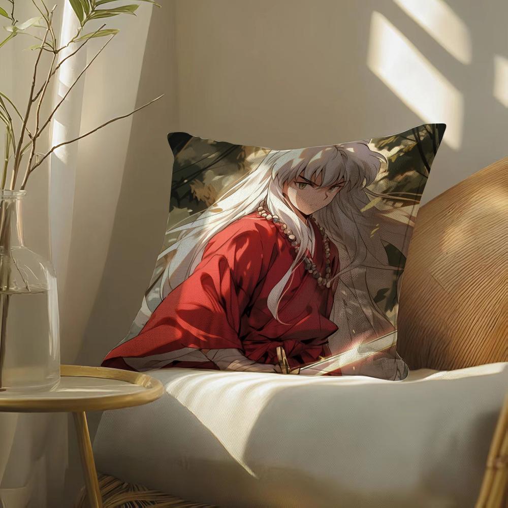 Inuyasha Pillow Case pillowcase doublesided printed sofa cushion bedroom headboard 30X30cm