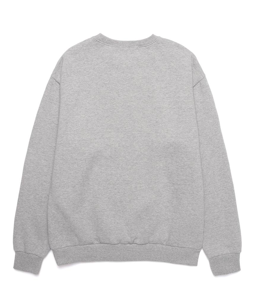 VANNWORKS Cat Oversized Sweatshirt (Vls0002) Melange Grey (Type A)