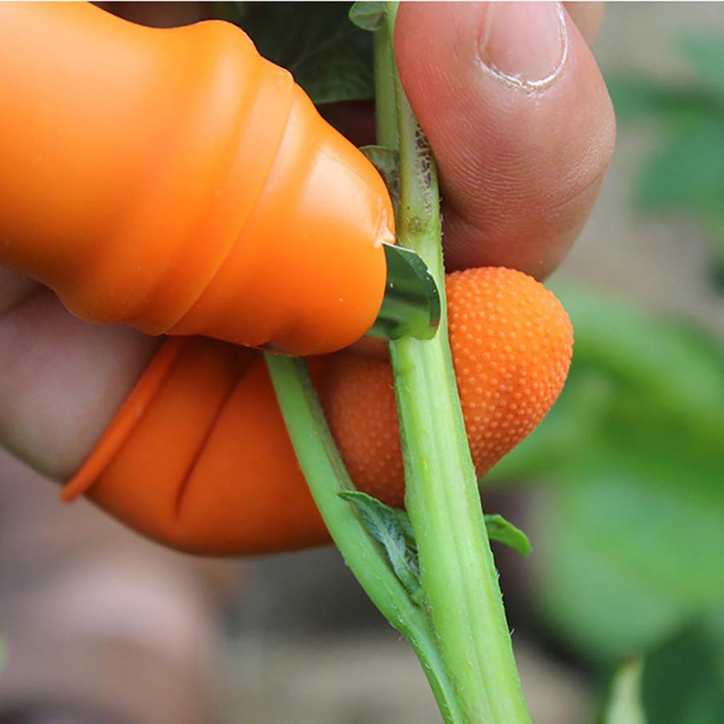 Fruit And Vegetable Picking Potted Plants Pruning Silicone Thumb Portable Gardening Tools