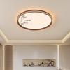 Walnut Chinese Song Style Ceiling Light for Living Room & Bedroom