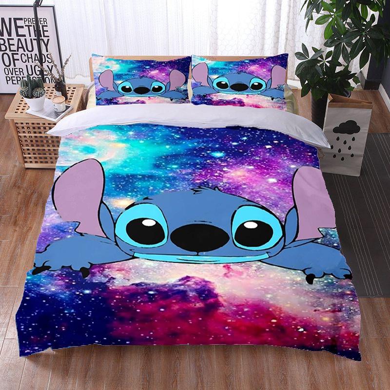 Adorable 3d Lilo Stitch Cartoon Bedding Set For Your Little One's Bedroom
